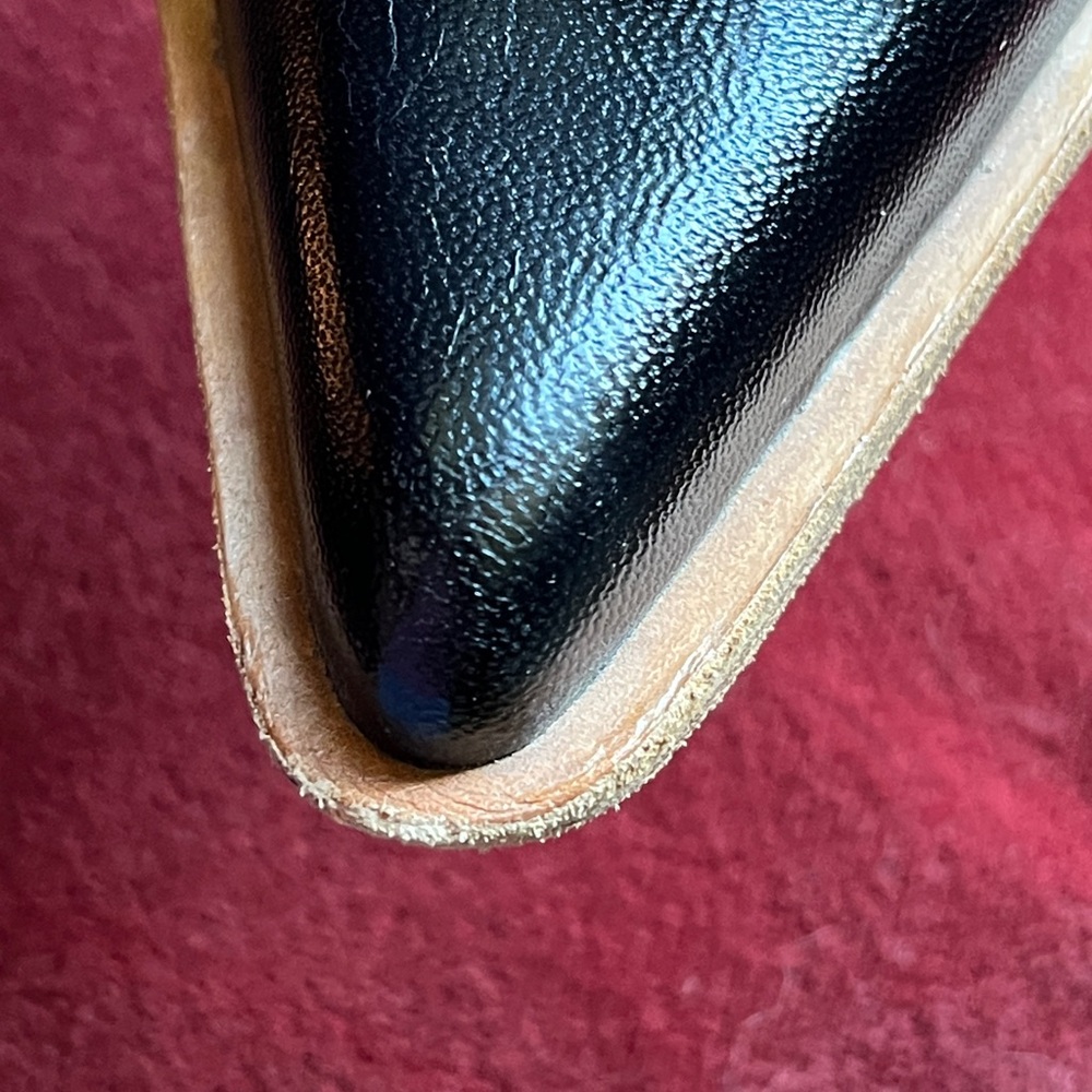 Black Leather Italian Mules - Picture 5 of 12